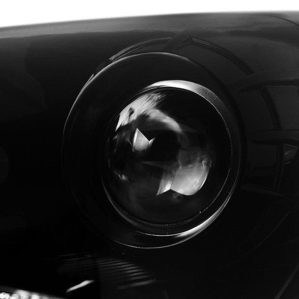 Spec D 2010-2012 Hyundai Genesis Coupe Projector Headlights w/ SMD LED Light Strip (Jet Black Housing/Clear Lens)-thumbmail-8