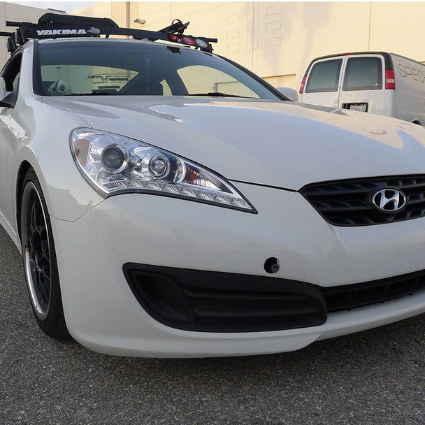 Spec D 2010-2012 Hyundai Genesis Coupe Projector Headlights w/ SMD LED Light Strip (Chrome Housing/Clear Lens)-thumbmail-11