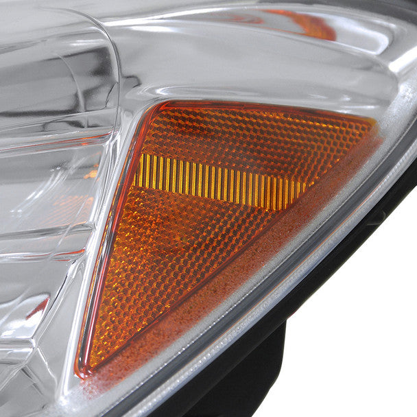 Spec D 2010-2012 Hyundai Genesis Coupe Projector Headlights w/ SMD LED Light Strip (Chrome Housing/Clear Lens)-thumbmail-2