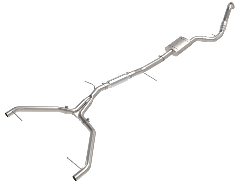 aFe 20-21 Audi A4 L4-2.0L (t) MACH Force-Xp 3in to 2-1/2in Stainless Steel Cat-Back Exhaust System-thumbmail-2