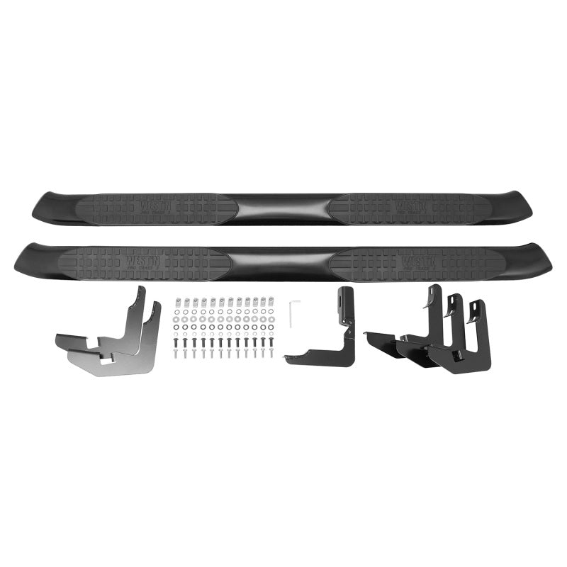 Westin 2015-2017 Chevrolet/GMC Colorado/Canyon Extended Cab PRO TRAXX 5 Oval Nerf Step Bars - Black-thumbmail-11