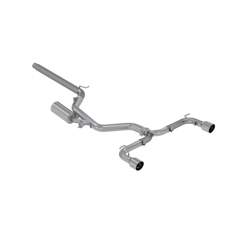 MBRP 15-20 VW 2.0L Turbo Golf GTI MK7 3in T304 Cat Back Exhaust w/ Dual Split Rear Exit-thumbmail-4