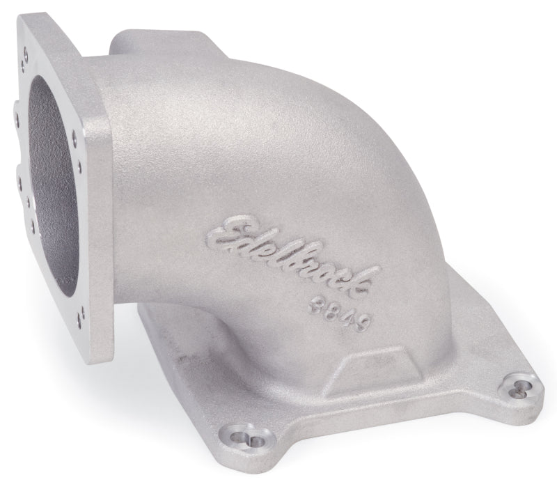 Edelbrock High Flow Intake Elbow 95mm Throttle Body to Square-Bore Flange As-Cast Finish-thumbmail-2