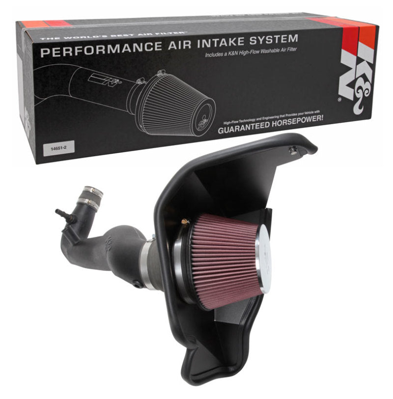 K&N 2018 Ford Mustang L4-2.3L F/I Aircharger Performance Intake-thumbmail-22