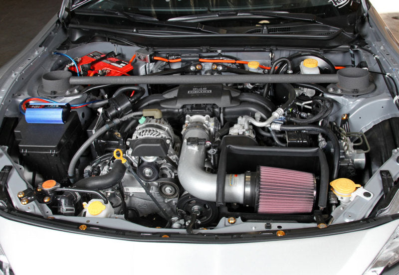 K&N 13 Subaru BRZ 2.0L / 13 Scion FR-S 2.0L Silver 69 Series Typhoon Intake-thumbmail-5