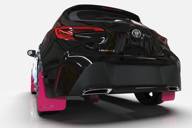 Rally Armor 18-23 Subaru XV Crosstrek Pink Mud Flap BCE Logo-thumbmail-5
