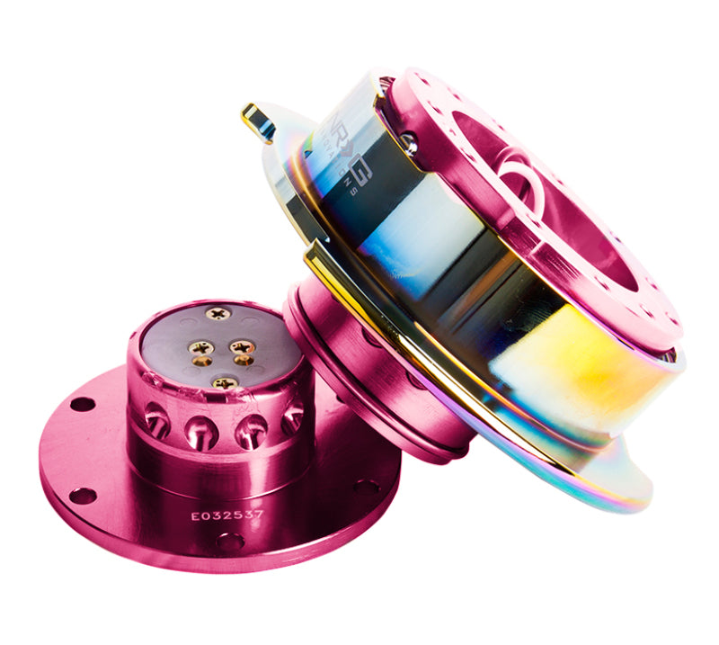 NRG Quick Release Gen 2.5 - Pink Body / Neochrome Ring-thumbmail-3