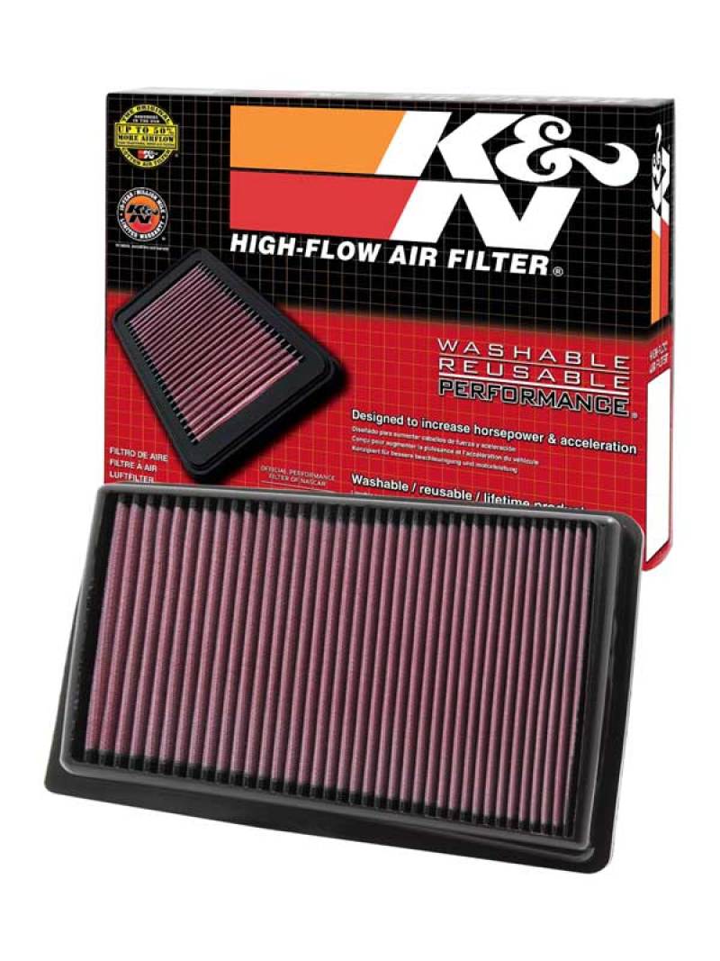 K&N 09 Hyundai Genesis 4.6L V8 Drop In Air Filter-thumbmail-12