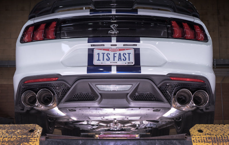 Stainless Works 2020 Ford GT500 Legend Catback H-Pipe Exhaust Factory Connect - Polished Tips-thumbmail-5