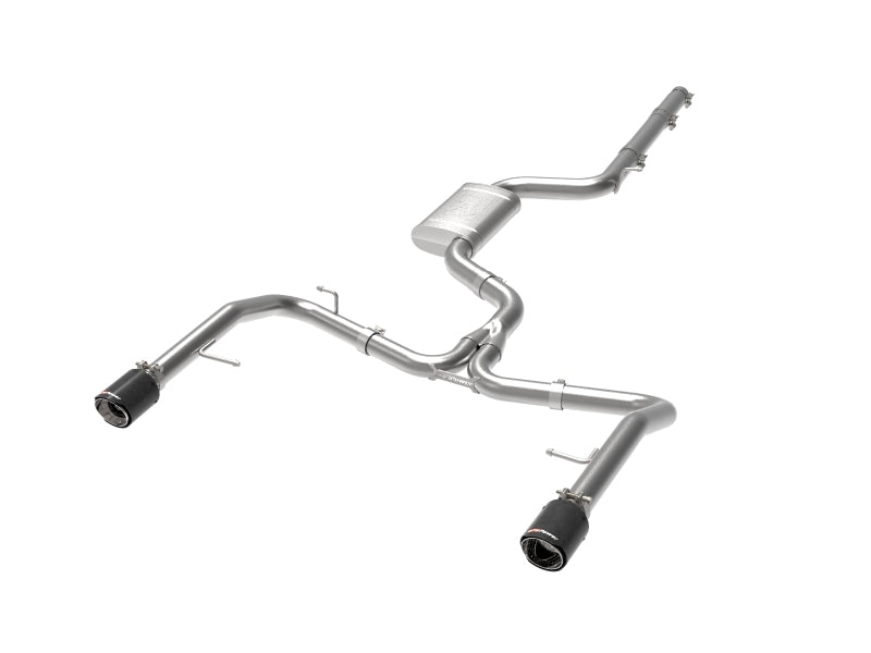 afe 19-21 VW Jetta GLI (MKVII) L4-2.0L (t) MACH Force-Xp 304 SS Cat-Back Exhaust System Carbon Tips-thumbmail-1