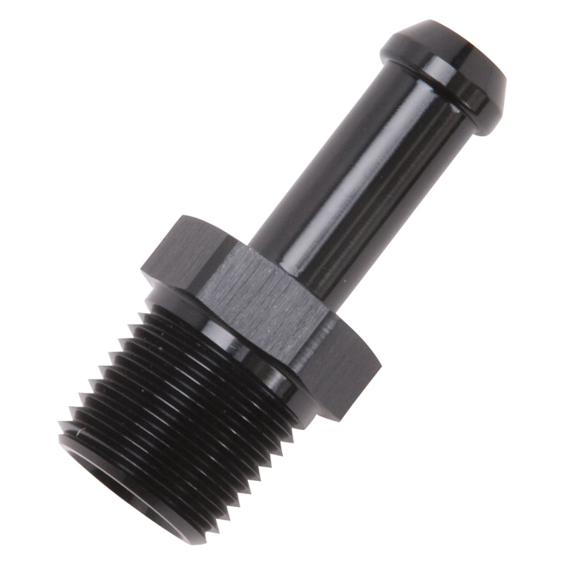 Edelbrock Hose End Straight 3/8In NPT to 3/8In Barb Black Anodize-thumbmail-8