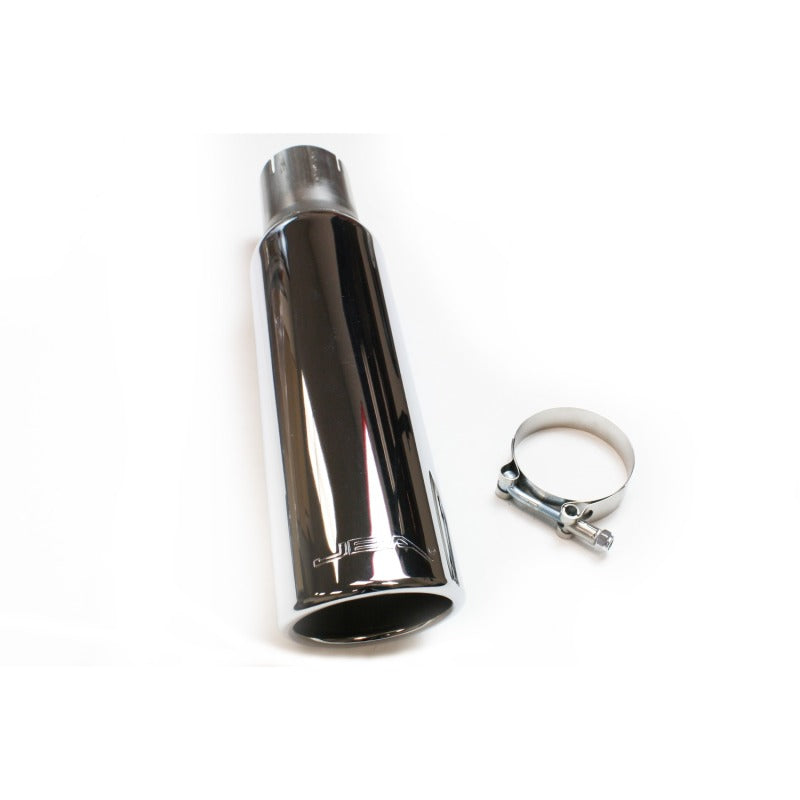 JBA 2.5in x 3.5in x 15in Polished Chrome Tip - Clamp On-thumbmail-2
