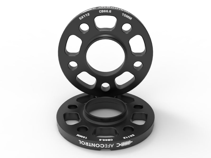 aFe CONTROL Billet Aluminum Wheel Spacers 5x112 CB66.6 15mm - Toyota GR Supra/BMW G-Series-thumbmail-1