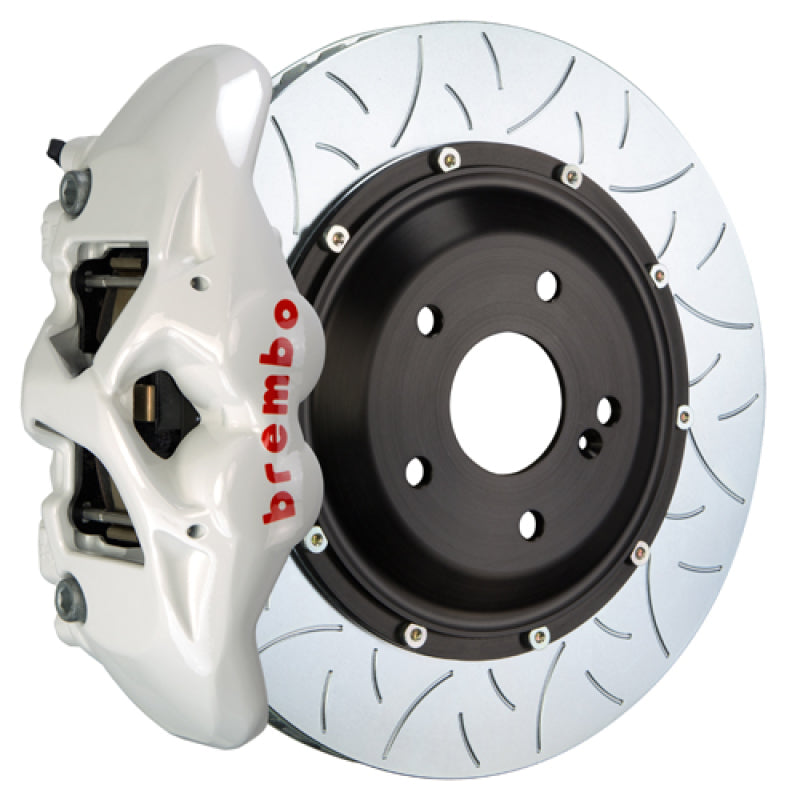 Brembo 14+ Ghibli S/Ghibli S-Q4 Rear GT BBK 4 Piston Cast 380x28 2pc Rotor Slotted Type3- White-thumbmail-1
