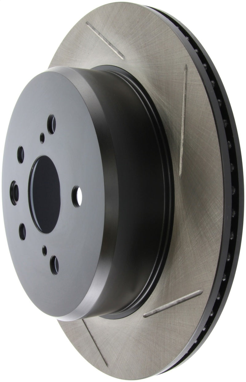 StopTech 13-14 Lexus GS300/350/400/430 Slotted Sport Rear Left Brake Rotor-thumbmail-6