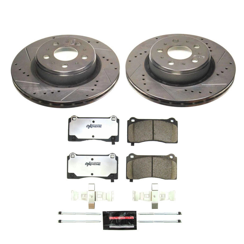Power Stop 17-21 Tesla 3 Front Z26 Street Brake Kit-thumbmail-1