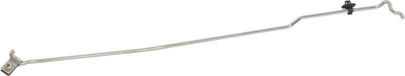 Kentrol 07-18 Jeep Wrangler JK Hood Prop Rod - Polished Silver-thumbmail-1