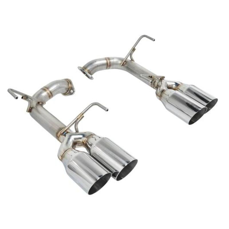 Remark 2015+ Subaru WRX STi VA Axle Back Exhaust w/Stainless Steel Single Wall Tip 4in-thumbmail-1