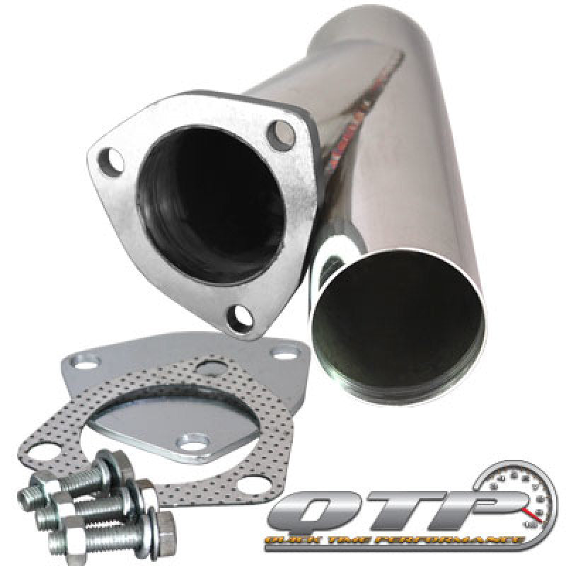 QTP 2.5in Weld-On QTEC Exhaust Cutout Y-Pipe-thumbmail-5