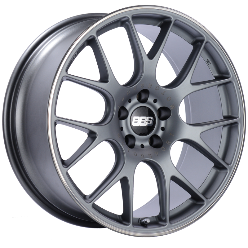 BBS CH-R 20x9 5x120 ET24 Satin Titanium Polished Rim Protector Wheel -82mm PFS/Clip Required-thumbmail-2