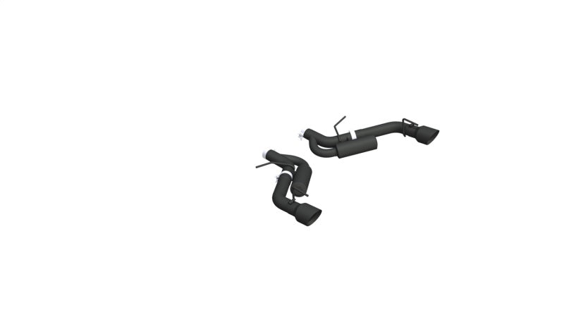 MBRP 16-19 Chevrolet Camaro SS Dual Rear Exit Axle Back w/ 4.5in OD Tips - BLK (Non NPP Models)-thumbmail-2