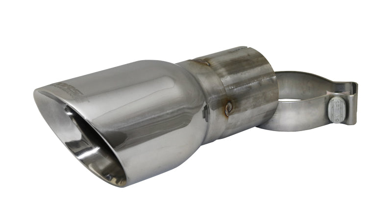 Corsa Single Universal 3.0in Inlet / 4in Outlet Polished Pro-Series Tip Kit-thumbmail-3