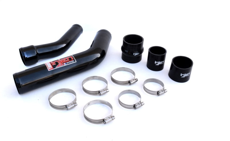 Injen 08-14 Mitsubishi Evo X 2.0L Turbo Black Intercooler Kit Two Piece Upper-thumbmail-10