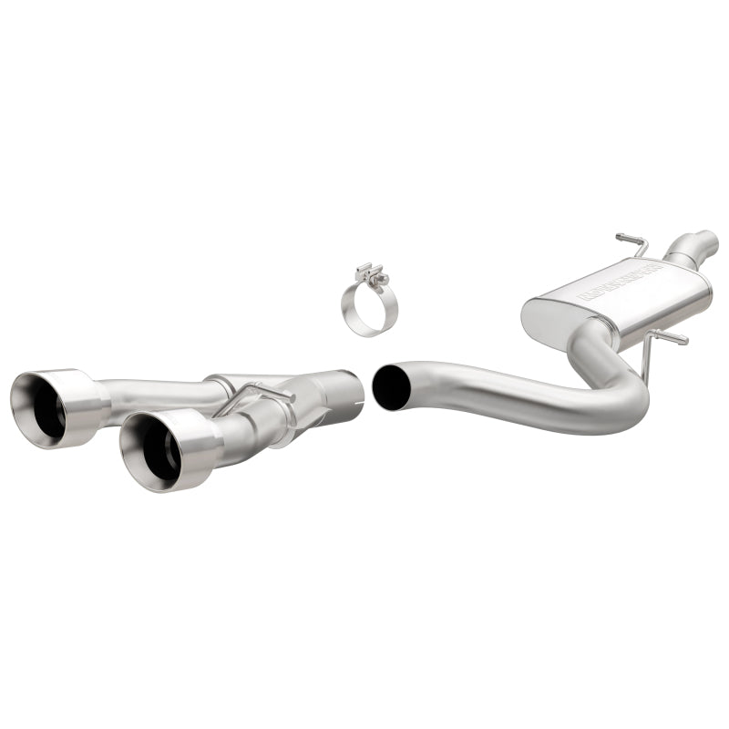 MagnaFlow 12-13 VW Golf L4 2.0L Turbocharged Dual Center Rear Exit Stainless Cat Back Perf Exhaust-thumbmail-2