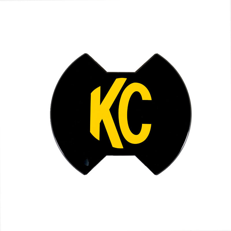 KC HiLiTES 6in. Light Shield / Hard Cover for SlimLite LED - Black-thumbmail-1