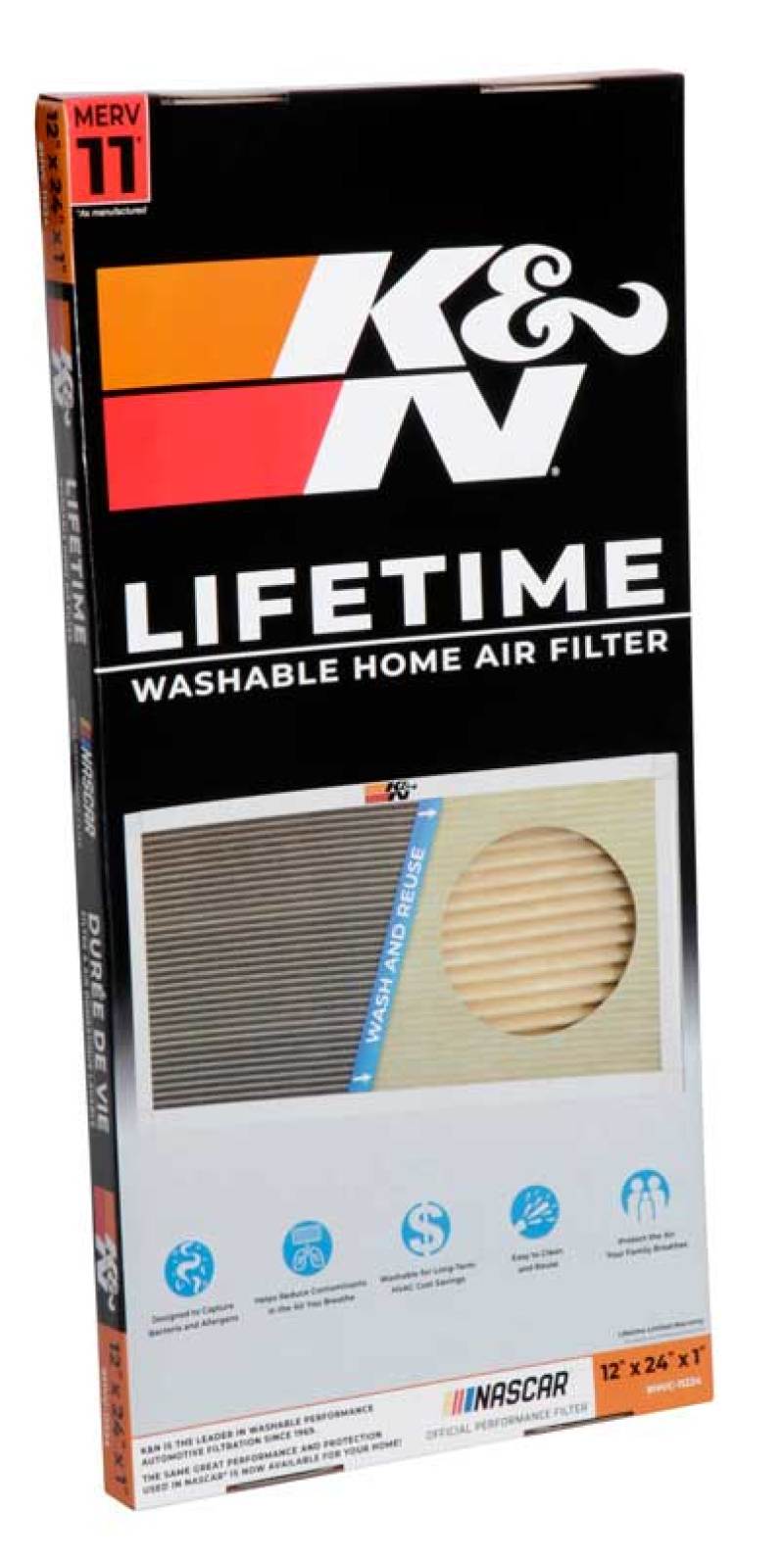 K&N HVAC Filter - 12 x 24 x 1-thumbmail-8