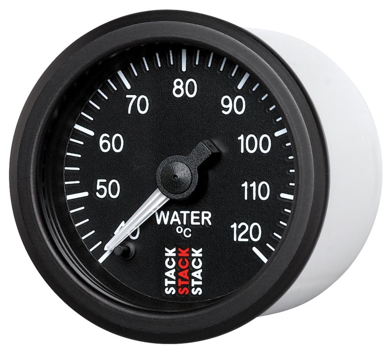 Autometer Stack 52mm 40-120 Deg C 1/8in NPTF Male Pro Stepper Motor Water Temp Gauge - Black-thumbmail-4