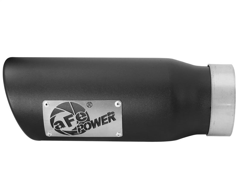 aFe MACHForce-XP 3.5in 409 Stainless Steel Exhaust Tip 3.5in x 4.5in Out x 12in L Clamp-On-thumbmail-6