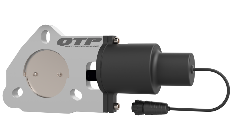 QTP 2.5in Bolt-On QTEC Electric Cutout Valve - Single-thumbmail-3