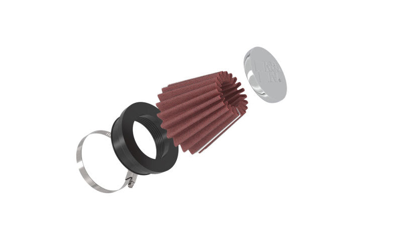 K&N Universal Chrome Filter 2.125 in Flange ID / 3in Base OD / 2in Top OD / 2.75in Height-thumbmail-14