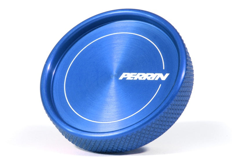 Perrin 02-21 Subaru WRX / 2022 BRZ & GR86 / 04-21 STI / 00-18 Forester XT Oil Fill Cap - Blue-thumbmail-3