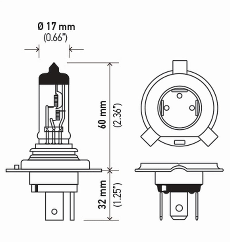 Hella Bulb 9003/Hb2 12V 60/55W P43T T46 (2)-thumbmail-6