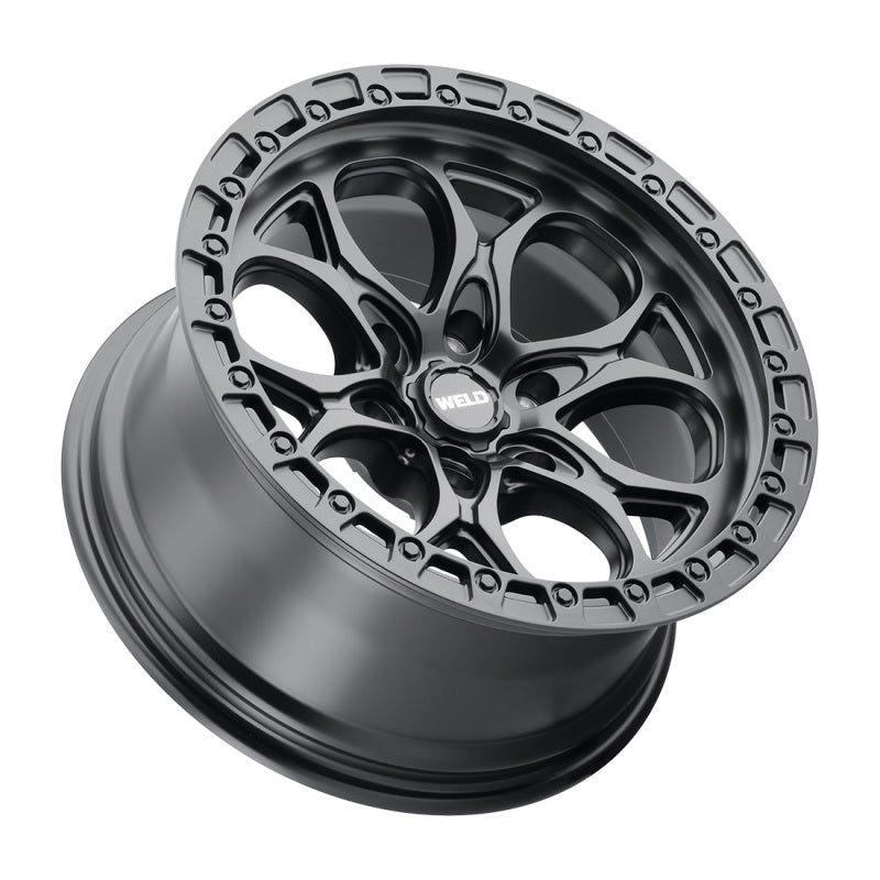 Weld Off-Road Ledge Six W108 20x9 / 6x139.7 BP / 5 In BS Satin Black Wheel-thumbmail-2