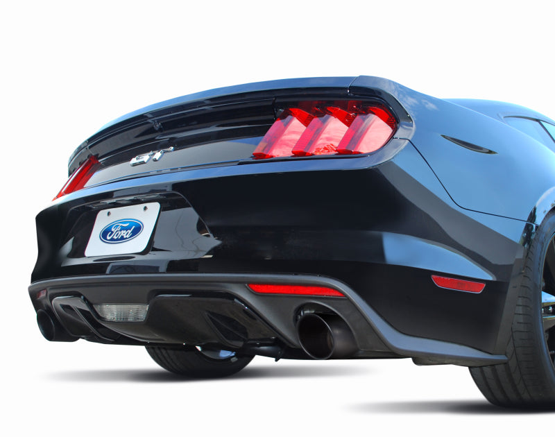 Gibson 15-17 Ford Mustang GT 5.0L 3in Cat-Back Dual Exhaust - Black Elite (Ceramic)-thumbmail-3