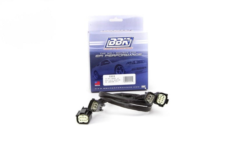 BBK 11-14 Mustang V6 Front O2 Sensor Wire Harness Extensions 24 (pair)-thumbmail-2