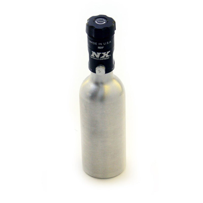 Nitrous Express 3.5oz Mini-Bottle w/Motorcycle Valve (2 Dia x 7.33 Tall)-thumbmail-2