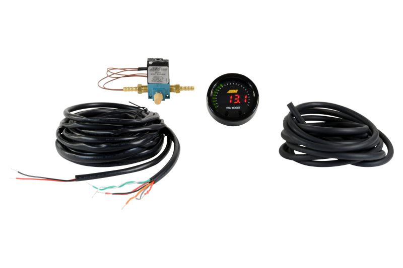 AEM X-Series Tru-Boost Controller Gauge w/ Boost Control Solenoid 80PSIg Internal MAP Sensor-thumbmail-4