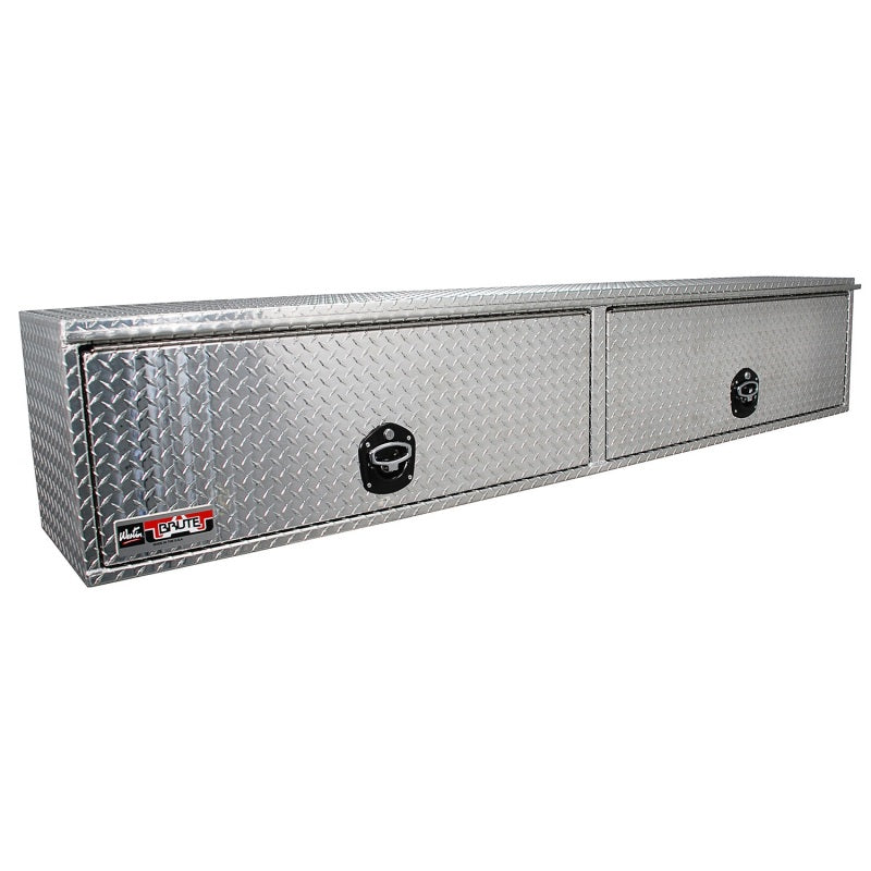 Westin/Brute High Cap HD Top Sider 16in x 96in w/flip up Doors - Aluminum-thumbmail-2