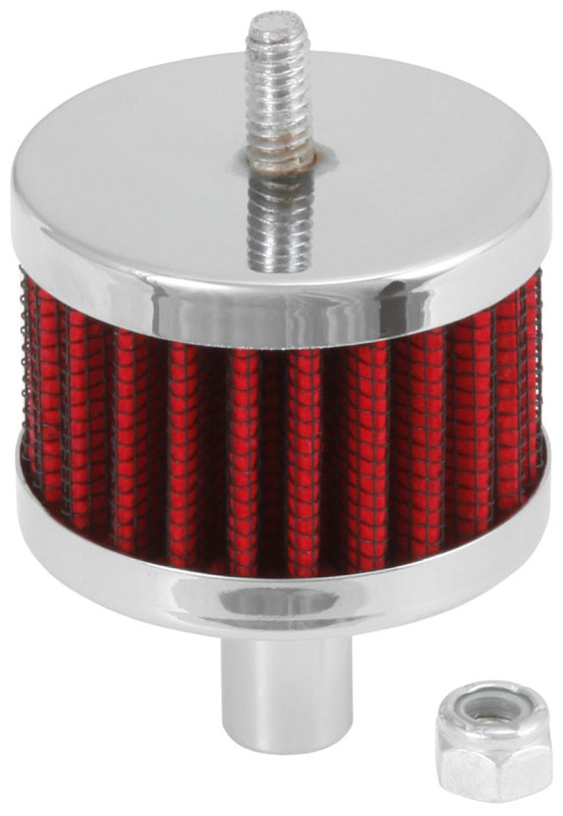 K&N Steel Base Crankcase Vent Filter 0.5in Vent OD x 2in OD x 1.5in Height-thumbmail-5