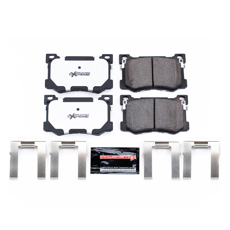 Power Stop 17-19 Genesis G80 Front Z26 Extreme Street Brake Pads w/Hardware-thumbmail-2