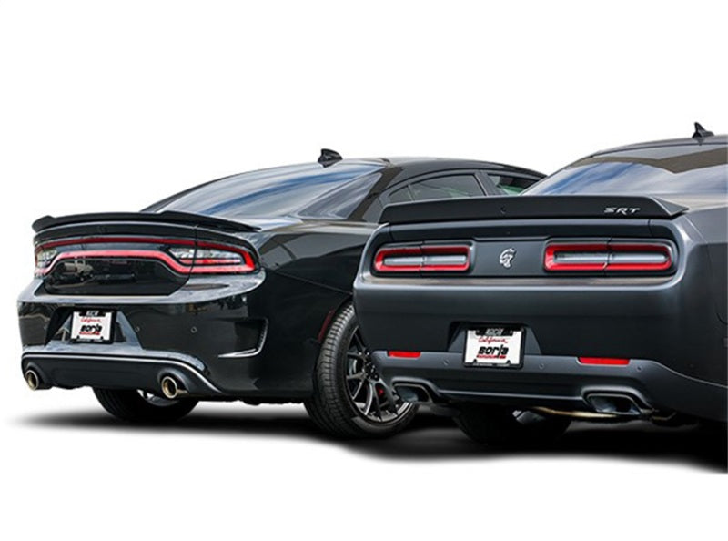 Borla 15-16 Dodge Challenger Hellcat 6.2L V8 ATAK w/ Valve Simulator CB Exhaust Factory Valance-thumbmail-4
