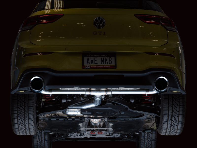 AWE 2022 VW GTI MK8  Track Edition Exhaust - Chrome Silver Tips-thumbmail-10