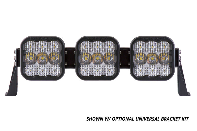 Diode Dynamics SS5 Sport Universal CrossLink 3-Pod Lightbar - Yellow Combo-thumbmail-8