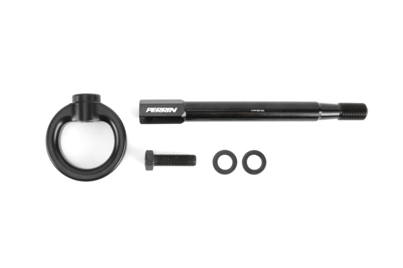 Perrin 08-14 Subaru WRX/STI Tow Hook Kit (Front) - Flat Black-thumbmail-8