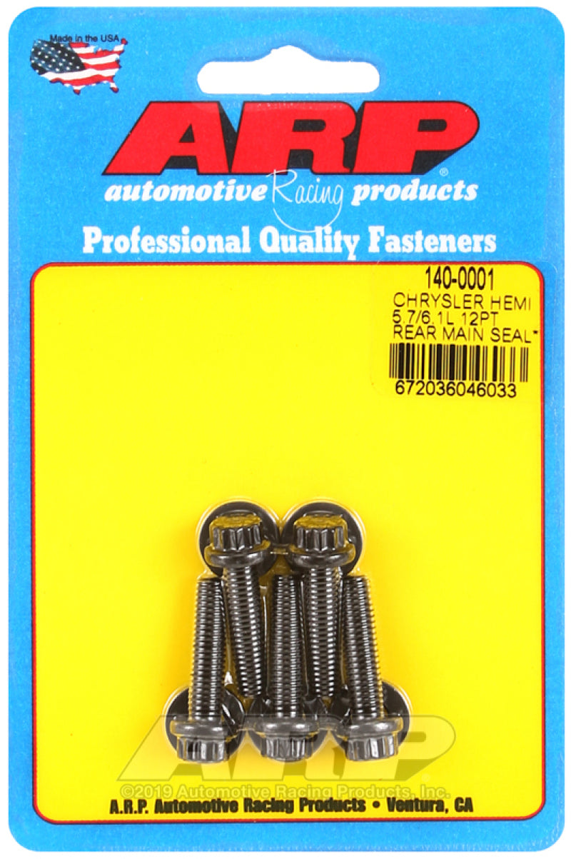 ARP Chrysler Hemi 5.7/6.1L 12pt Rear Main Seal Plate Bolt Kit-thumbmail-1