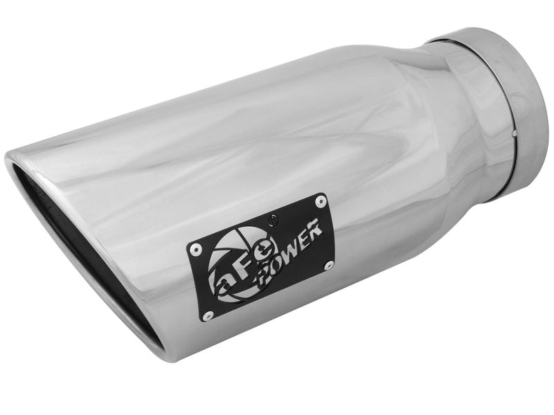 aFe MACH Force-Xp 5in Inlet x 7in Outlet x 15in length 304 Stainless Steel Exhaust Tip-thumbmail-1